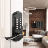 Elemake Combo Door Lock Keyless Entry Keypad Mechanical Black